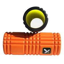 The Grid foam roller by Trigger Point Therapy. Self treatment for plantar fasciitis.