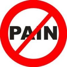 No Pain sign. Knee Pain Running.